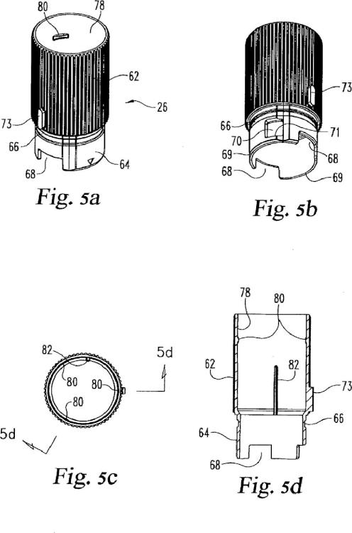 Ilustración 6 de la Galería de ilustraciones de Dispositivo de inyección automático con mecanismo de retardo que incluye un elemento de empuje de funcionamiento doble