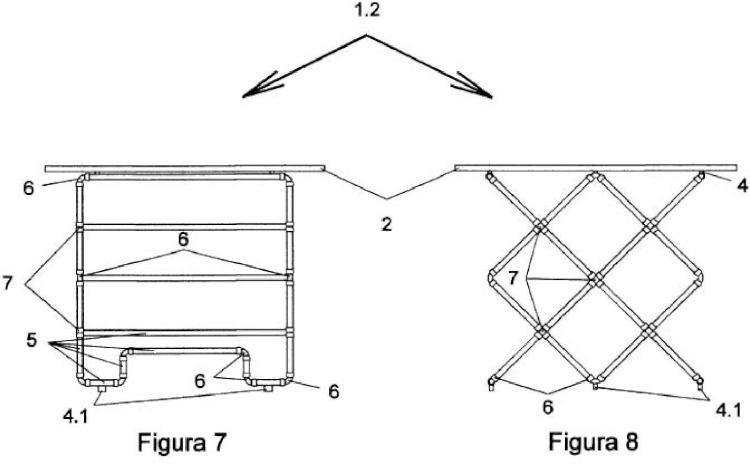 Ilustración 3 de la Galería de ilustraciones de Mesa con soporte tubular sencillo o doble