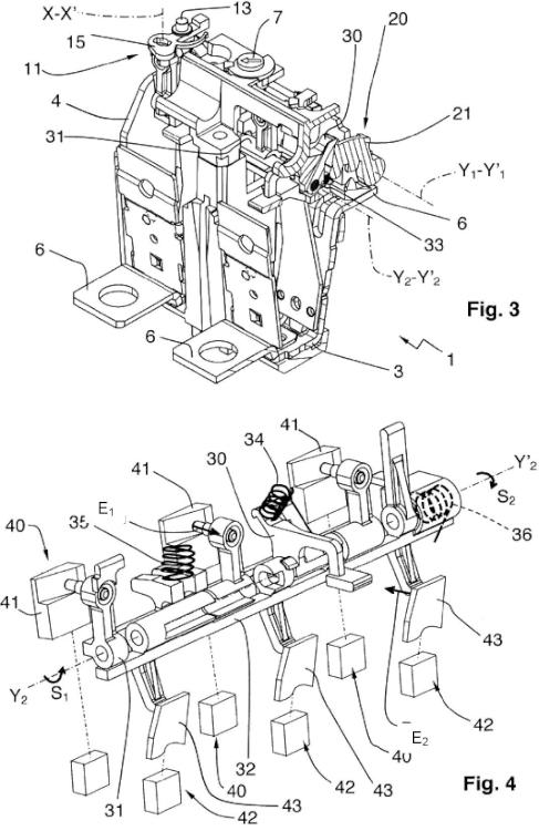 Ilustración 2 de la Galería de ilustraciones de Disparador magnetotérmico de disparo de un disyuntor polifásico