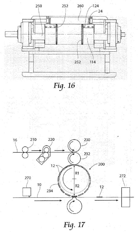 Ilustración 10 de la Galería de ilustraciones de Métodos y aparato para la aplicación de una orejeta anidada de residuo cero a una banda en desplazamiento