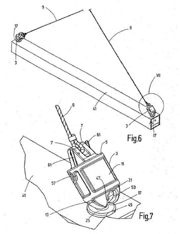 Ilustración 6 de la Galería de ilustraciones de Dispositivo de prensión de carga destinado a transmitir fuerzas de carga, como fuerzas de cables o fuerzas de sujeción, de estructuras planas