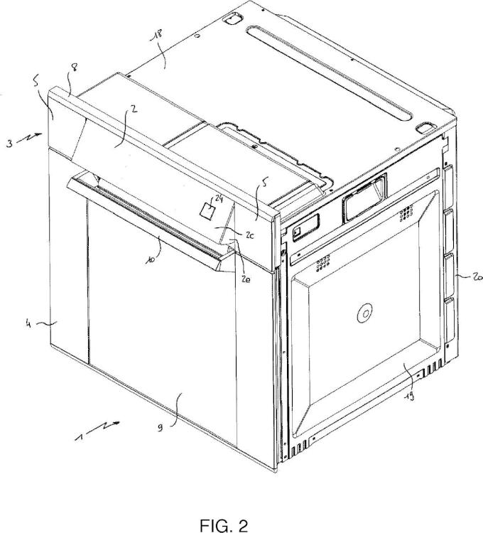Ilustración 2 de la Galería de ilustraciones de Procedimiento de control del desplazamiento de un elemento móvil de un panel de mando de un aparato electrodoméstico y aparato electrodoméstico asociado