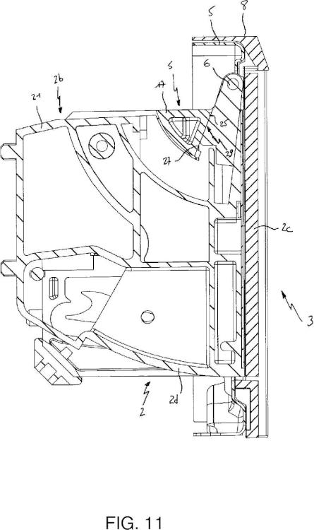 Ilustración 11 de la Galería de ilustraciones de Procedimiento de control del desplazamiento de un elemento móvil de un panel de mando de un aparato electrodoméstico y aparato electrodoméstico asociado