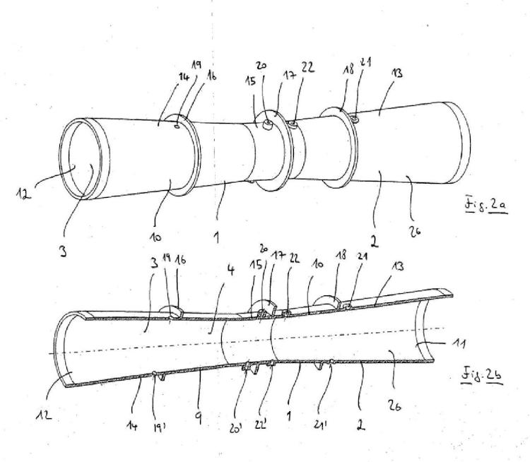 Ilustración 2 de la Galería de ilustraciones de Circuito de refrigerante con amortiguador acústico para un cuerpo tubular que forma una cavidad