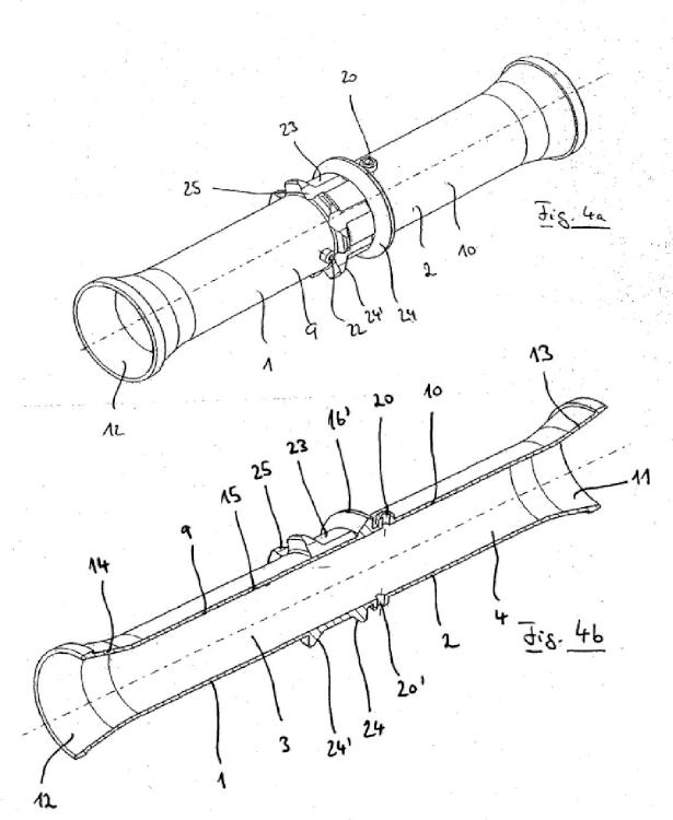 Ilustración 4 de la Galería de ilustraciones de Circuito de refrigerante con amortiguador acústico para un cuerpo tubular que forma una cavidad