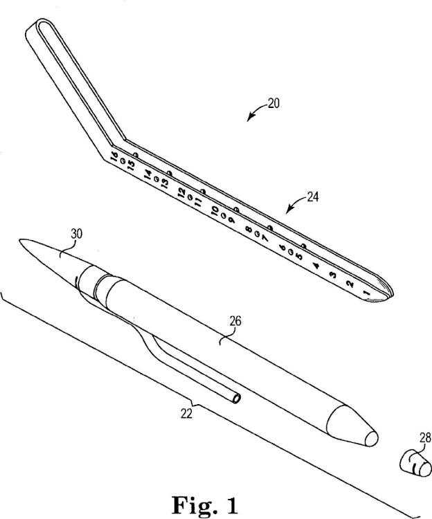 Ilustración 1 de la Galería de ilustraciones de Capuchón de prótesis peniana o de pene, conjunto, y útil de implantación