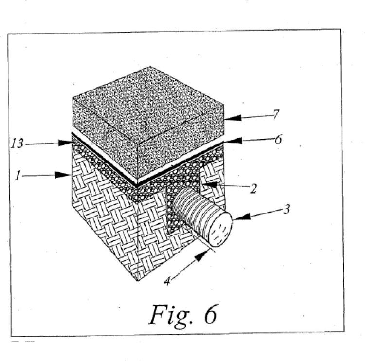 Ilustración 6 de la Galería de ilustraciones de Método y materiales para la construcción de un búnker de arena de un campo de golf