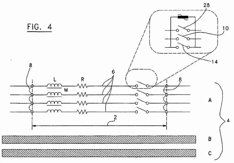 Ilustración 4 de la Galería de ilustraciones de Aparato de conmutación y procedimiento para variar una impedancia de una línea de fase de un segmento de una línea de alimentación eléctrica