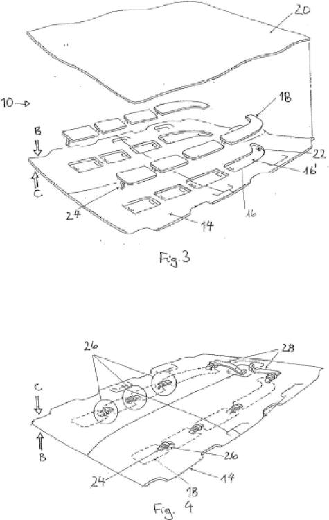 Ilustración 2 de la Galería de ilustraciones de Dispositivo de revestimiento para un automóvil con sistema de iluminación integrado y procedimiento de fabricación