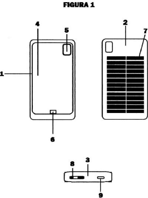 Funda adaptable de energía solar para teléfonos móviles, inteligentes y tabletas.