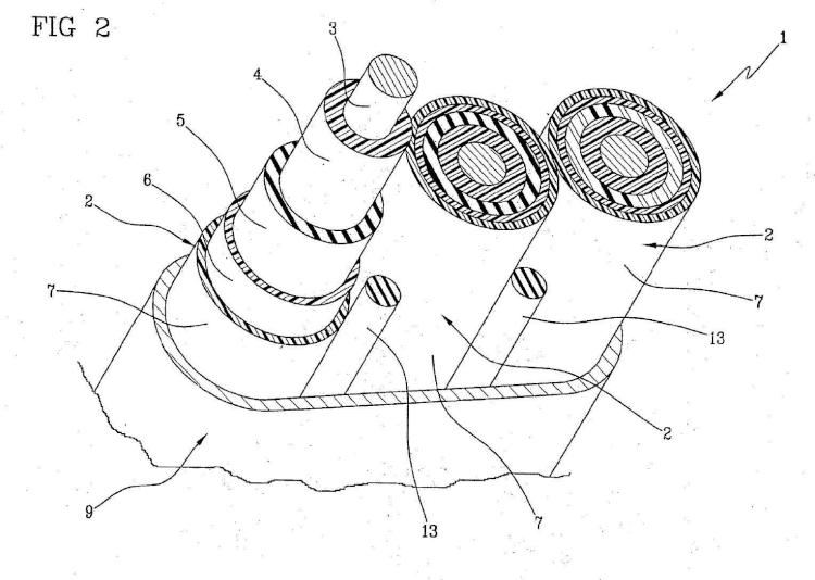 Ilustración 2 de la Galería de ilustraciones de Cable de potencia plano