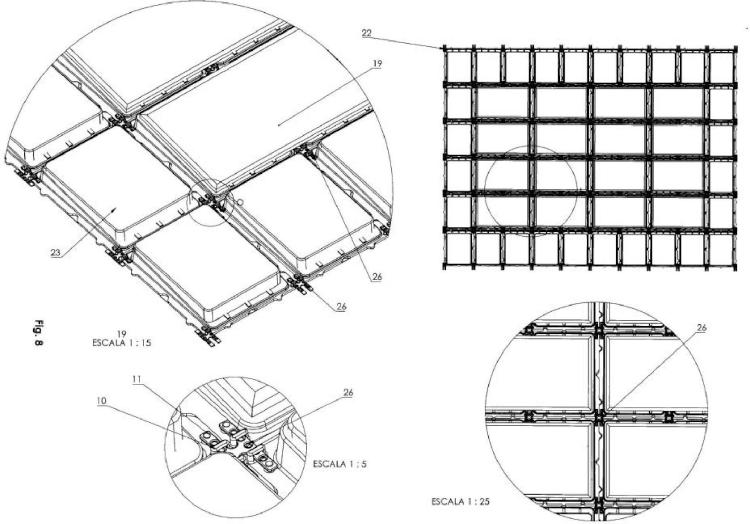 Ilustración 8 de la Galería de ilustraciones de Flotador modular encajable para aplicaciones fotovoltaicas