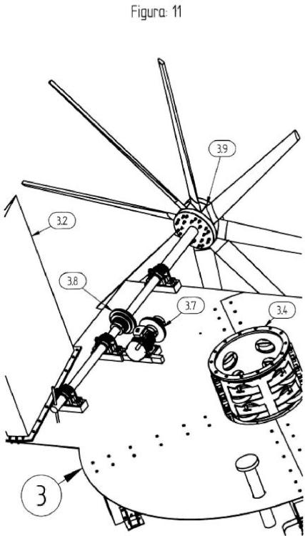 Ilustración 11 de la Galería de ilustraciones de Torre de generación eólica variable para su instalación en árboles o pilares tubulares