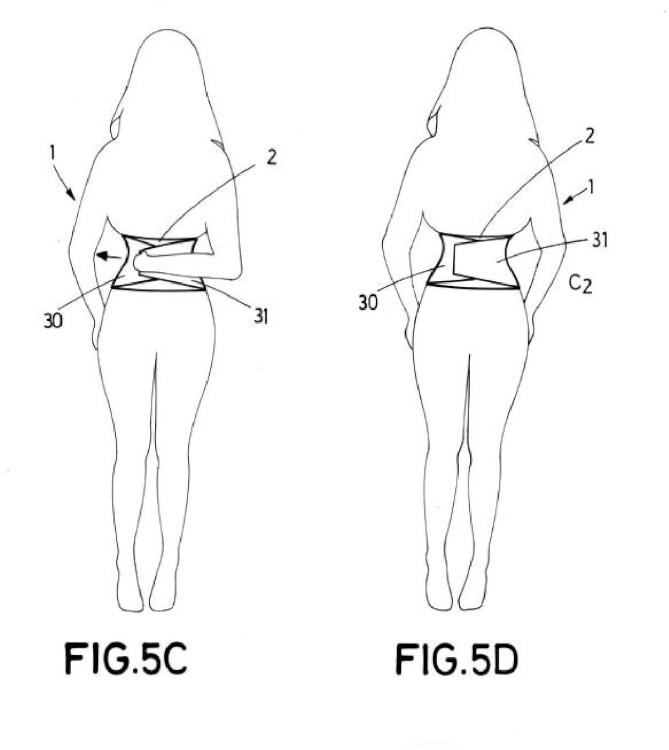 Ilustración 4 de la Galería de ilustraciones de Prenda para ceñido del talle/cintura perfeccionada