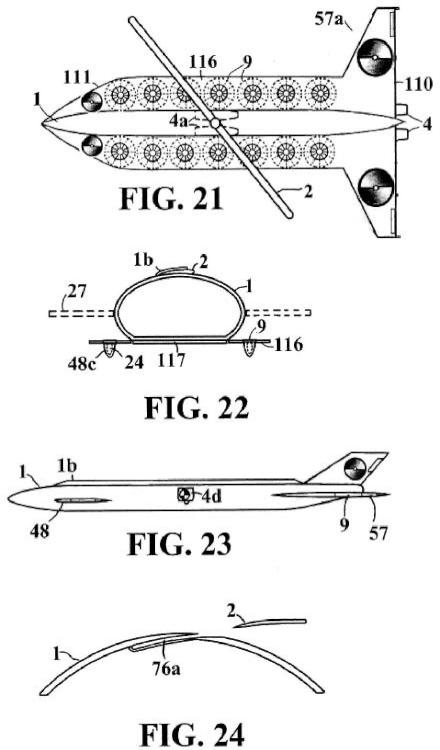 Ilustración 6 de la Galería de ilustraciones de Sistema sustentador, propulsor y estabiliador para aeronaves de despegue y aterrizaje vertical