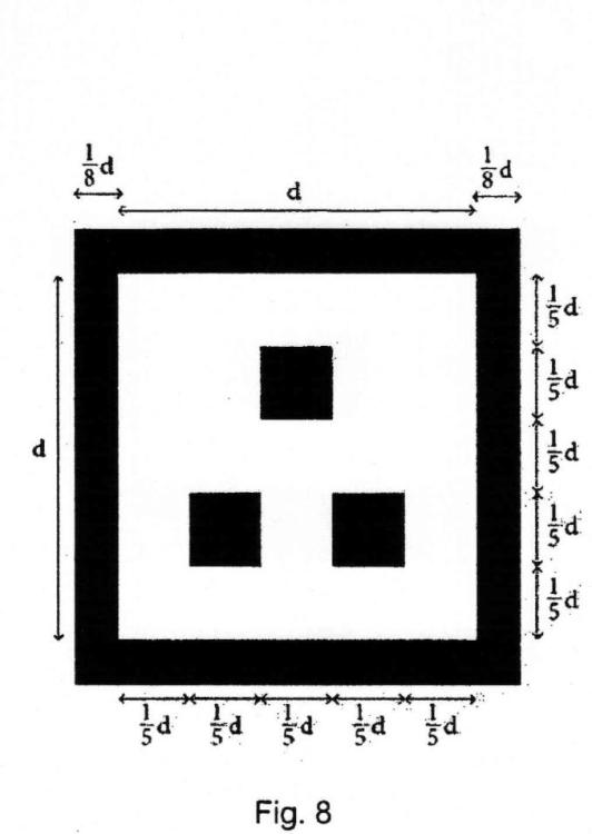 Ilustración 5 de la Galería de ilustraciones de Método y sistema para detectar ópticamente y localizar un marcador de dos dimensiones, 2D, en datos de escena 2D, y marcador para el mismo