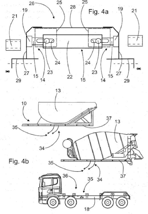 Ilustración 4 de la Galería de ilustraciones de Vehículo de transporte con un dispositivo de bloqueo