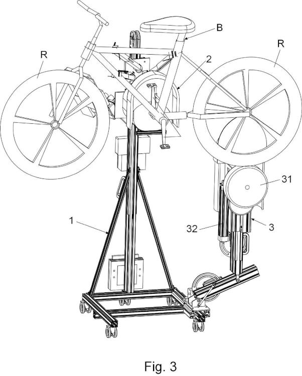 Ilustración 3 de la Galería de ilustraciones de Banco de pruebas para bicicletas
