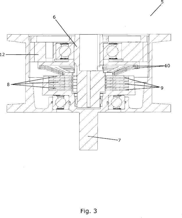 Ilustración 3 de la Galería de ilustraciones de Mecanismo de guiñada para un sistema de guiñada para una turbina eólica