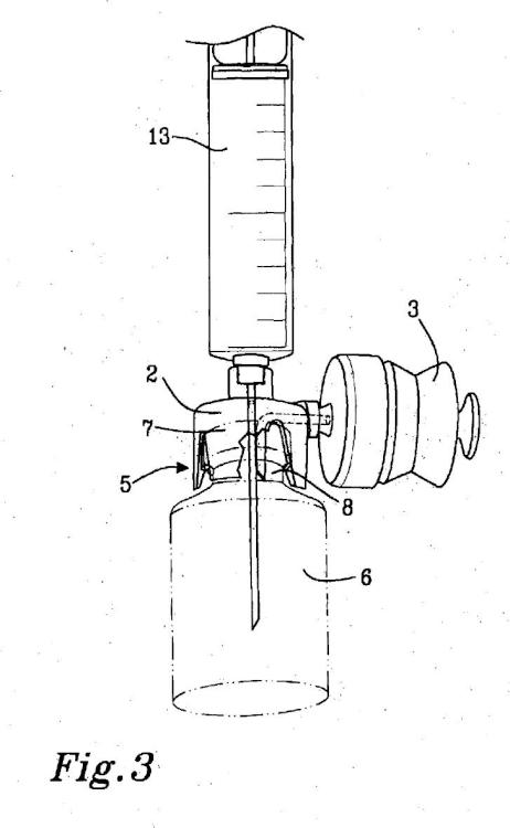 Ilustración 3 de la Galería de ilustraciones de Dispositivo para suministrar fluido a un receptáculo