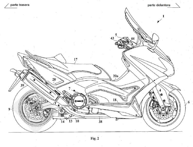 Ilustración 2 de la Galería de ilustraciones de Vehículo a motor de dos ruedas