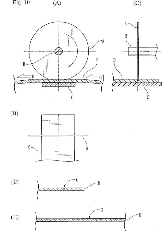 Ilustración 9 de la Galería de ilustraciones de Dispositivo de rayado para un dispositivo de producción de placas de yeso