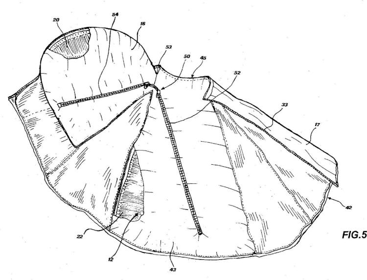 Ilustración 3 de la Galería de ilustraciones de Prenda adaptada para asociarse con un elemento de protección inflable