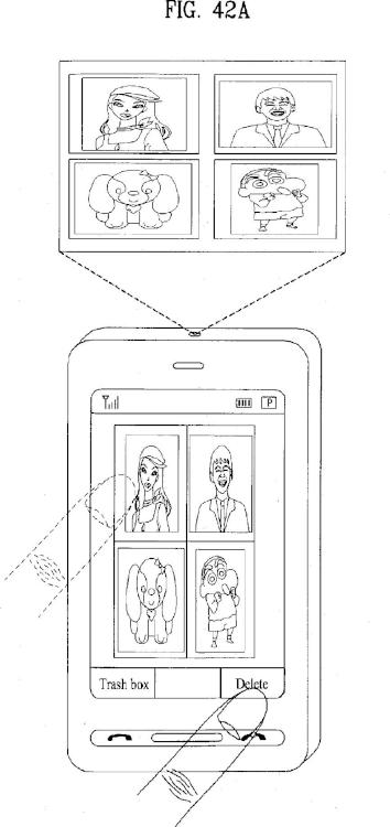 Ilustración 6 de la Galería de ilustraciones de Proyección de imágenes en un terminal de comunicación móvil