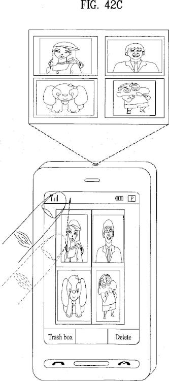 Ilustración 8 de la Galería de ilustraciones de Proyección de imágenes en un terminal de comunicación móvil