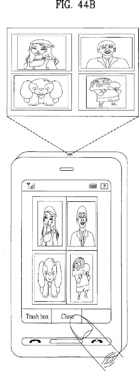 Ilustración 11 de la Galería de ilustraciones de Proyección de imágenes en un terminal de comunicación móvil