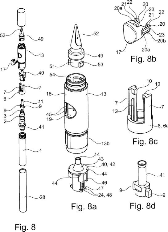 Ilustración 6 de la Galería de ilustraciones de Sistema dispensador de un producto fluido envasado en un frasco
