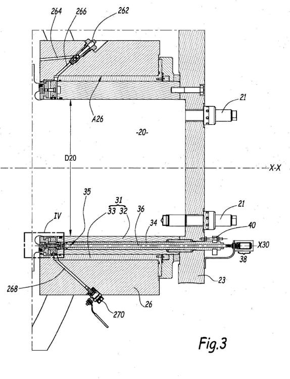 Ilustración 3 de la Galería de ilustraciones de Válvula con un dispositivo para inmovilizar un pivote, instalación de conversión de energía / red de distribución de fluido con una válvula de este tipo y procedimiento para el montaje y desmontaje de una válvula de este tipo