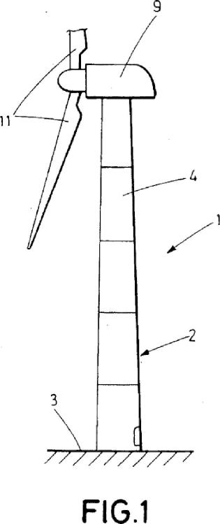 Ilustración 1 de la Galería de ilustraciones de Dovela prefabricada de hormigón, torre de aerogenerador que comprende dicha dovela, aerogenerador que comprende dicha torre y procedimiento de montaje de dicho aerogenerador