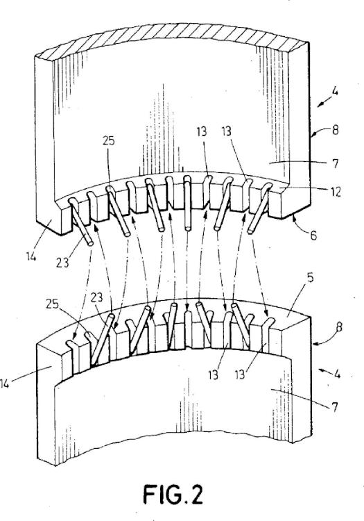 Ilustración 2 de la Galería de ilustraciones de Dovela prefabricada de hormigón, torre de aerogenerador que comprende dicha dovela, aerogenerador que comprende dicha torre y procedimiento de montaje de dicho aerogenerador