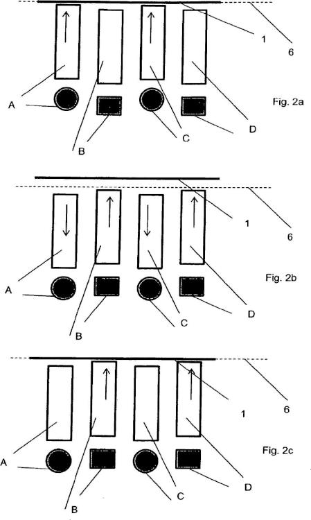 Ilustración 2 de la Galería de ilustraciones de Procedimiento para el funcionamiento de un cortafiambres con accionamientos de varias pistas