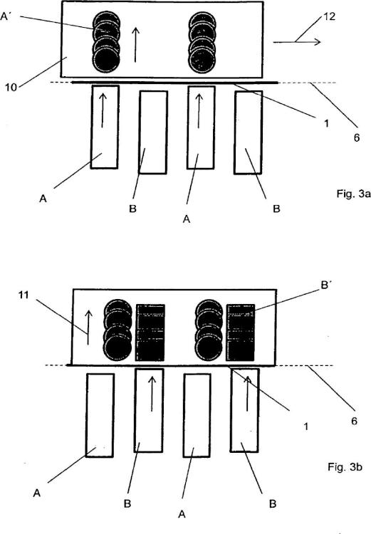 Ilustración 3 de la Galería de ilustraciones de Procedimiento para el funcionamiento de un cortafiambres con accionamientos de varias pistas