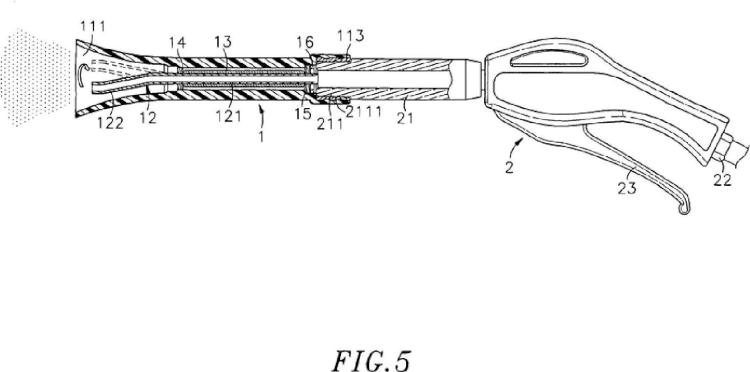 Ilustración 5 de la Galería de ilustraciones de Conjunto de tubo pulverizador de una pistola pulverizadora giratoria