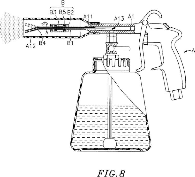 Ilustración 8 de la Galería de ilustraciones de Conjunto de tubo pulverizador de una pistola pulverizadora giratoria