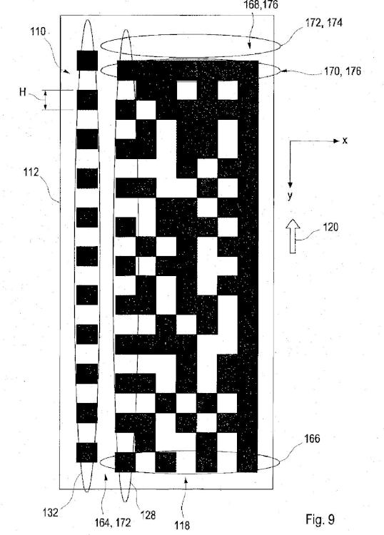 Ilustración 16 de la Galería de ilustraciones de Dispositivos y procedimientos para la detección de códigos de barras ópticos