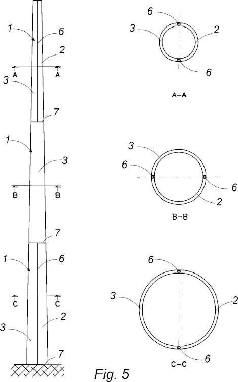 Ilustración 3 de la Galería de ilustraciones de Estructura de soporte para una turbina eólica