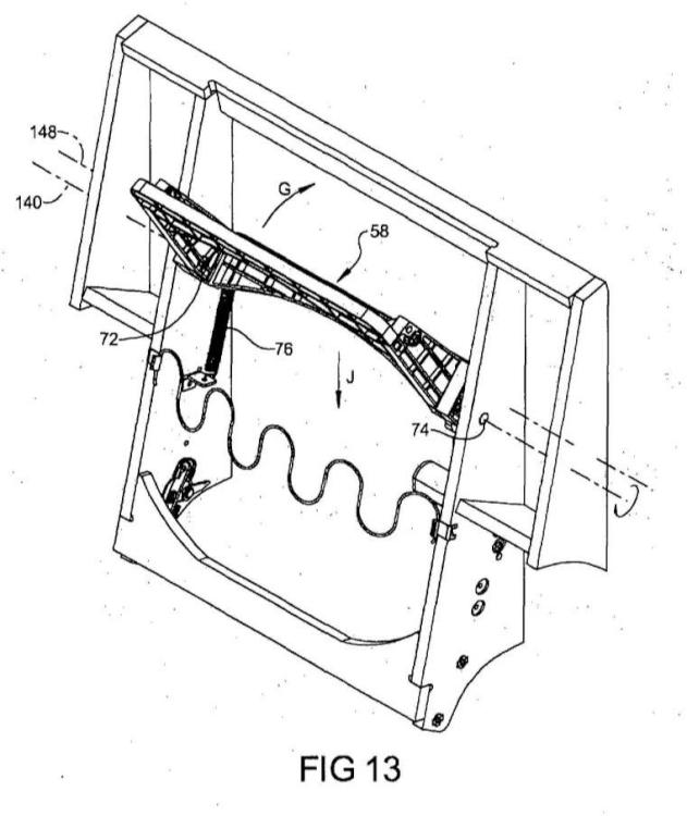 Ilustración 11 de la Galería de ilustraciones de Sistema de rotación y liberación de un reposacabeza accionado por motor de un miembro de mueble