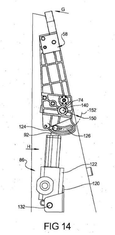 Ilustración 12 de la Galería de ilustraciones de Sistema de rotación y liberación de un reposacabeza accionado por motor de un miembro de mueble