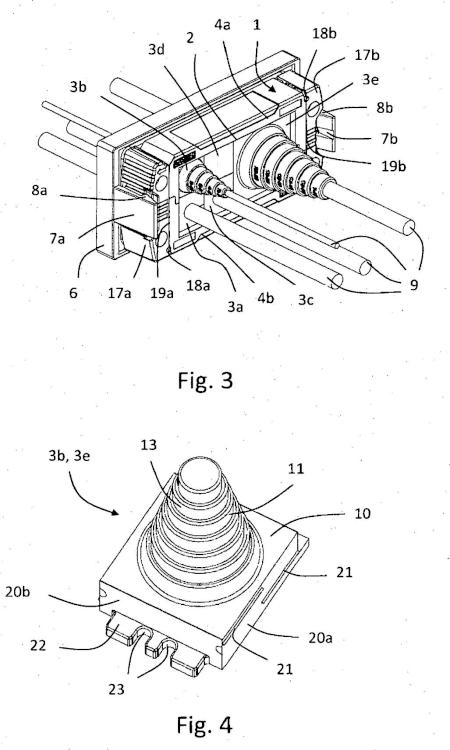 Ilustración 2 de la Galería de ilustraciones de Pasacables y procedimiento para montar un pasacables