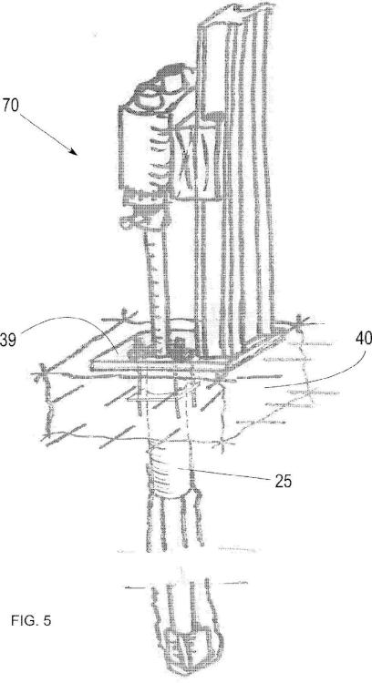 Ilustración 5 de la Galería de ilustraciones de Dispositivo para el anclaje de un apoyo profundo para una cimentación y procedimiento para dicho anclaje