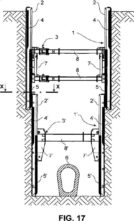Ilustración 7 de la Galería de ilustraciones de Procedimiento y dispositivo de construcción de zanjas profundas