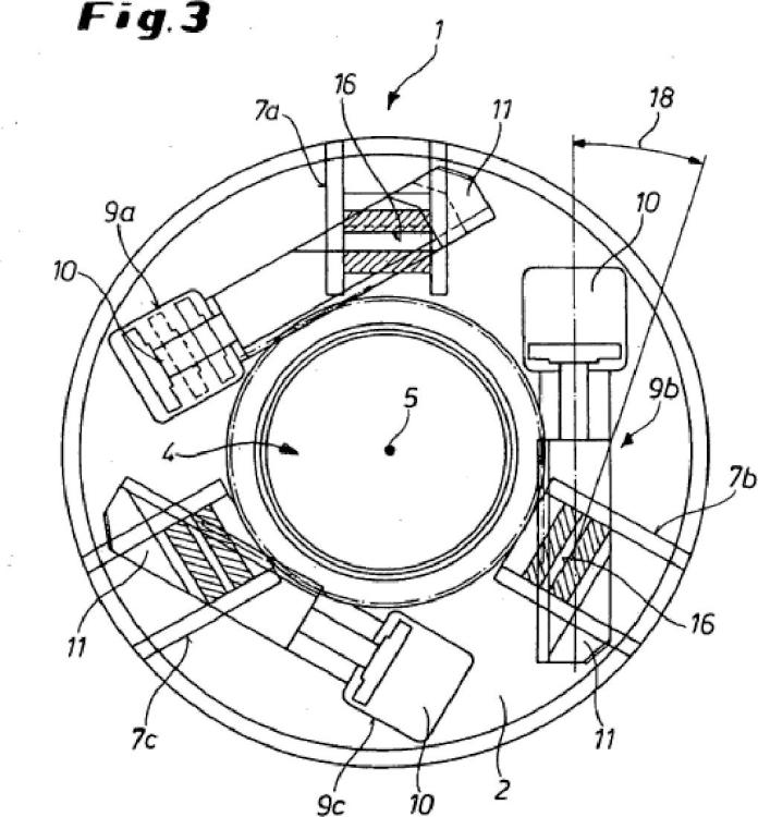 Ilustración 3 de la Galería de ilustraciones de Mandril de sujeción de una máquina herramienta para mecanizar una pieza de trabajo tubular rotativa