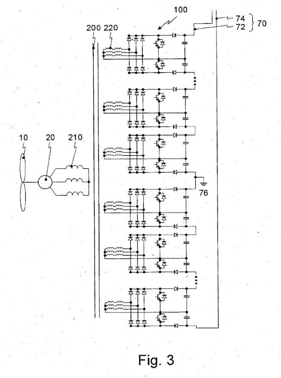 Ilustración 3 de la Galería de ilustraciones de Disposición de circuito rectificador de corriente para generadores con potencia variable dinámicamente