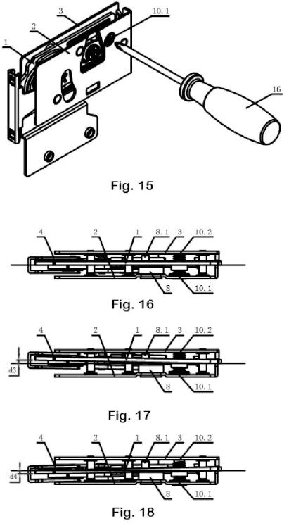 Ilustración 7 de la Galería de ilustraciones de Dispositivo regulador de desmontaje y montaje usado para un panel de cajón