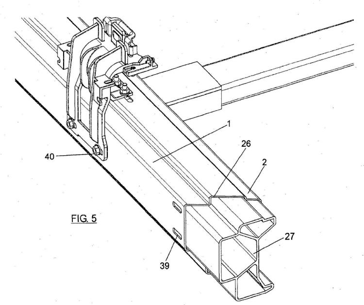 Ilustración 5 de la Galería de ilustraciones de Pasillo mecánico que comprende un sistema de guiado auto-soportado
