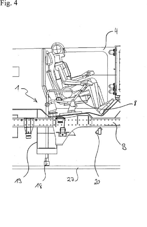 Ilustración 4 de la Galería de ilustraciones de Dispositivo de rastreo para realizar rastreos del suelo desde el interior de un vehículo así como vehículo provisto de tal dispositivo de rastreo